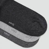 Mango calcetines trigris in grey - Image 3