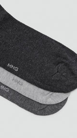 Mango calcetines trigris in grey - Image 3