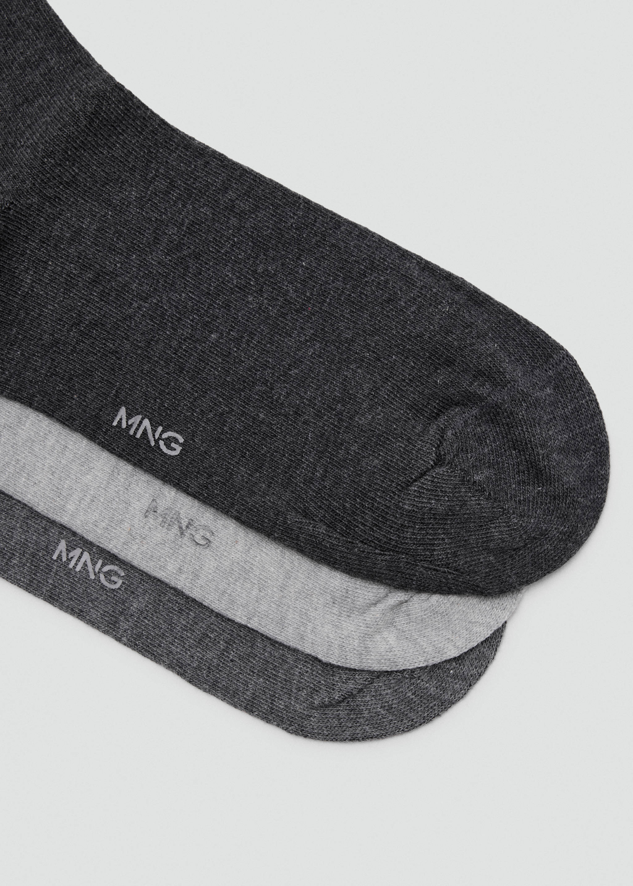 Mango calcetines trigris in grey - Image 3