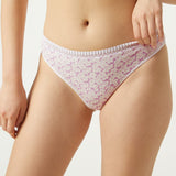 Etam happily - culotte in blue/green print