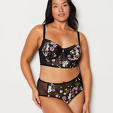 Etam perle - cf balconnet in black