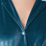 Etam velvety - chemise in fir green