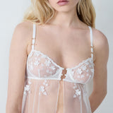 Etam amour - nuisette courte in white
