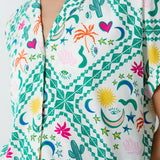 Etam fadella - chemise mc in multicolor