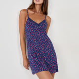 Etam molly fleurs - nuisette in navy