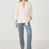 Etam norie - pyjama 3 piece in blue green print