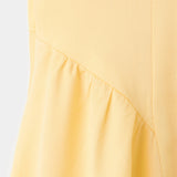 Mango vestido nicole in pastel yellow - Image 3