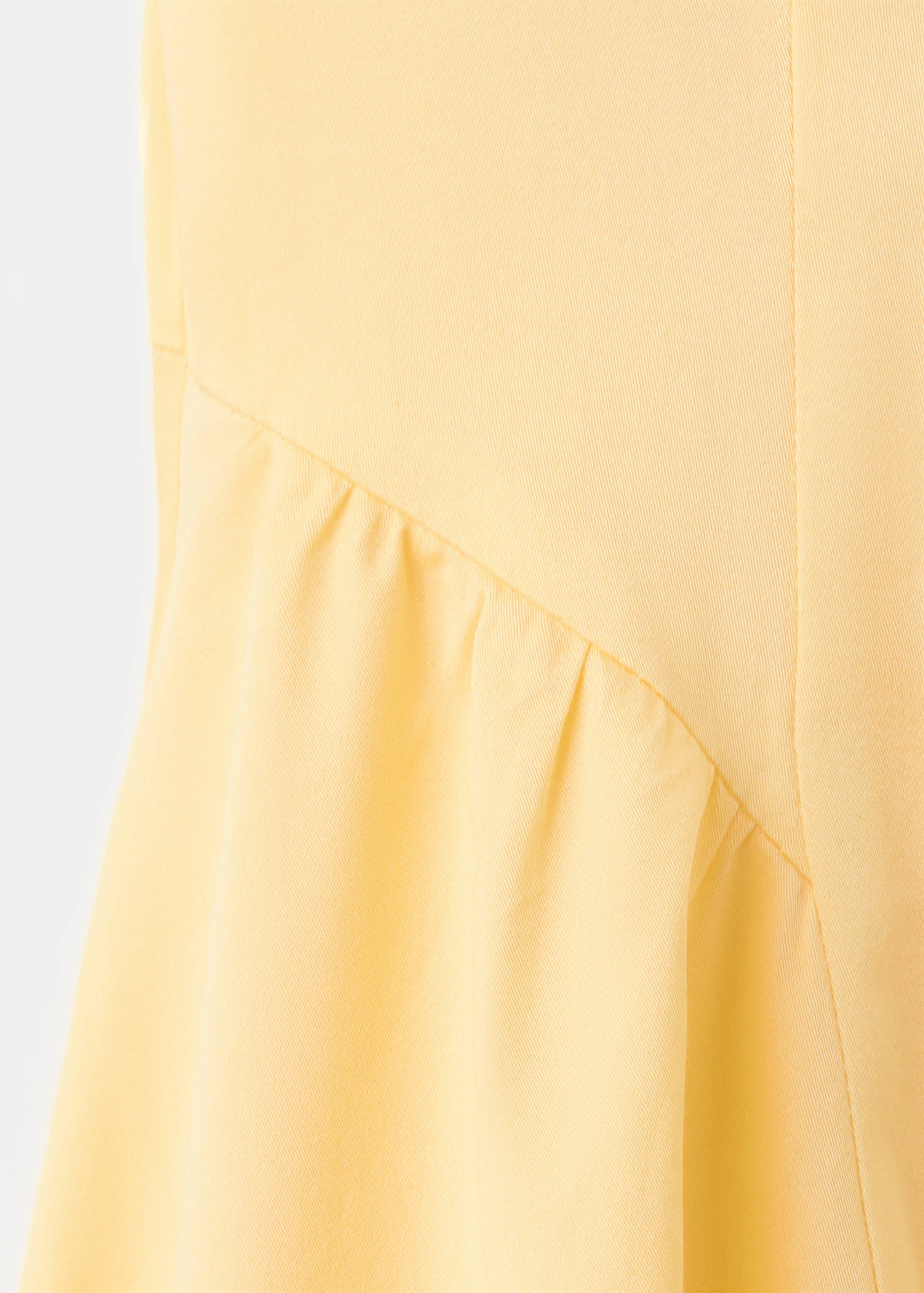 Mango vestido nicole in pastel yellow - Image 3