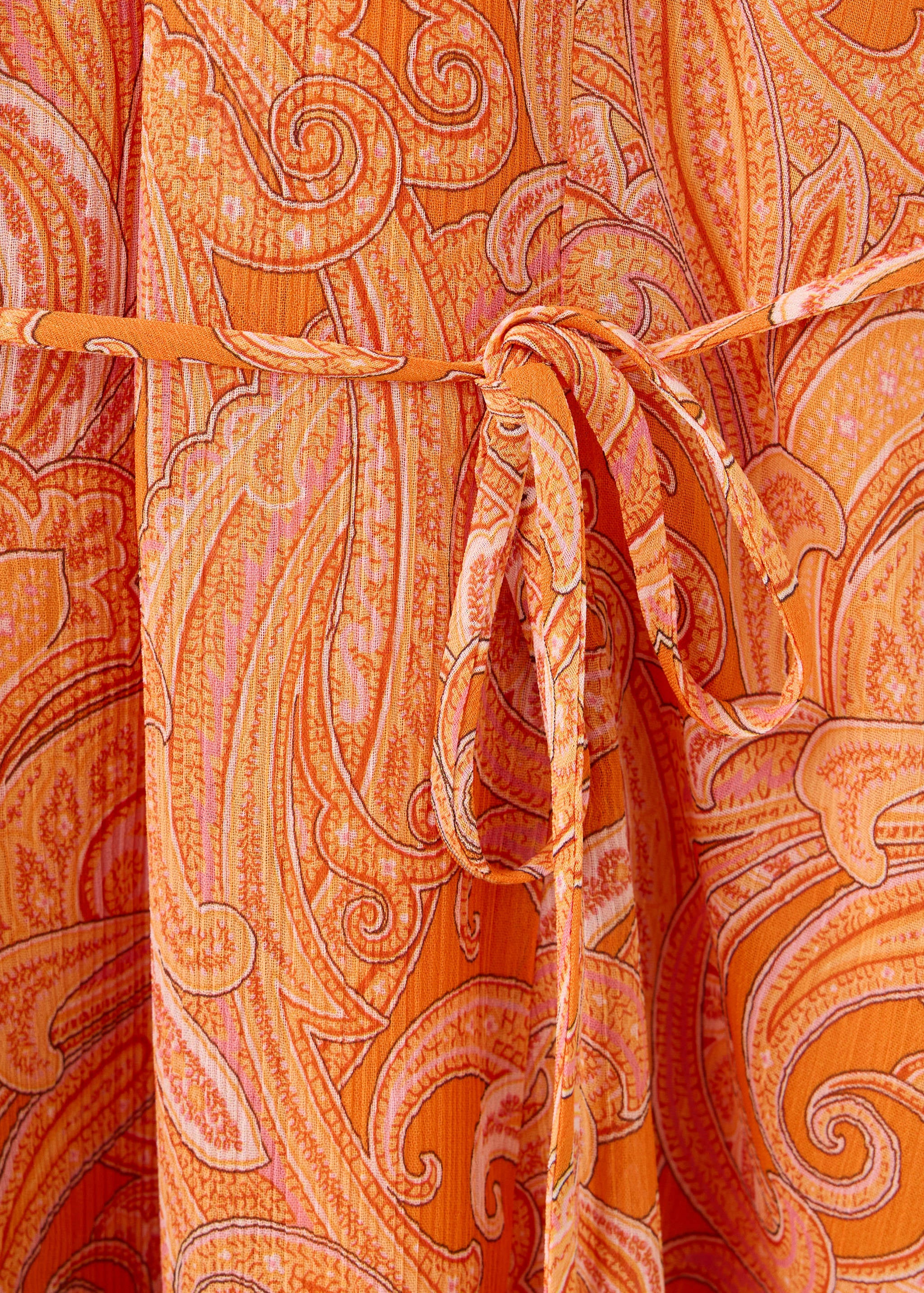 Mango vestido orange in orange - Image 3