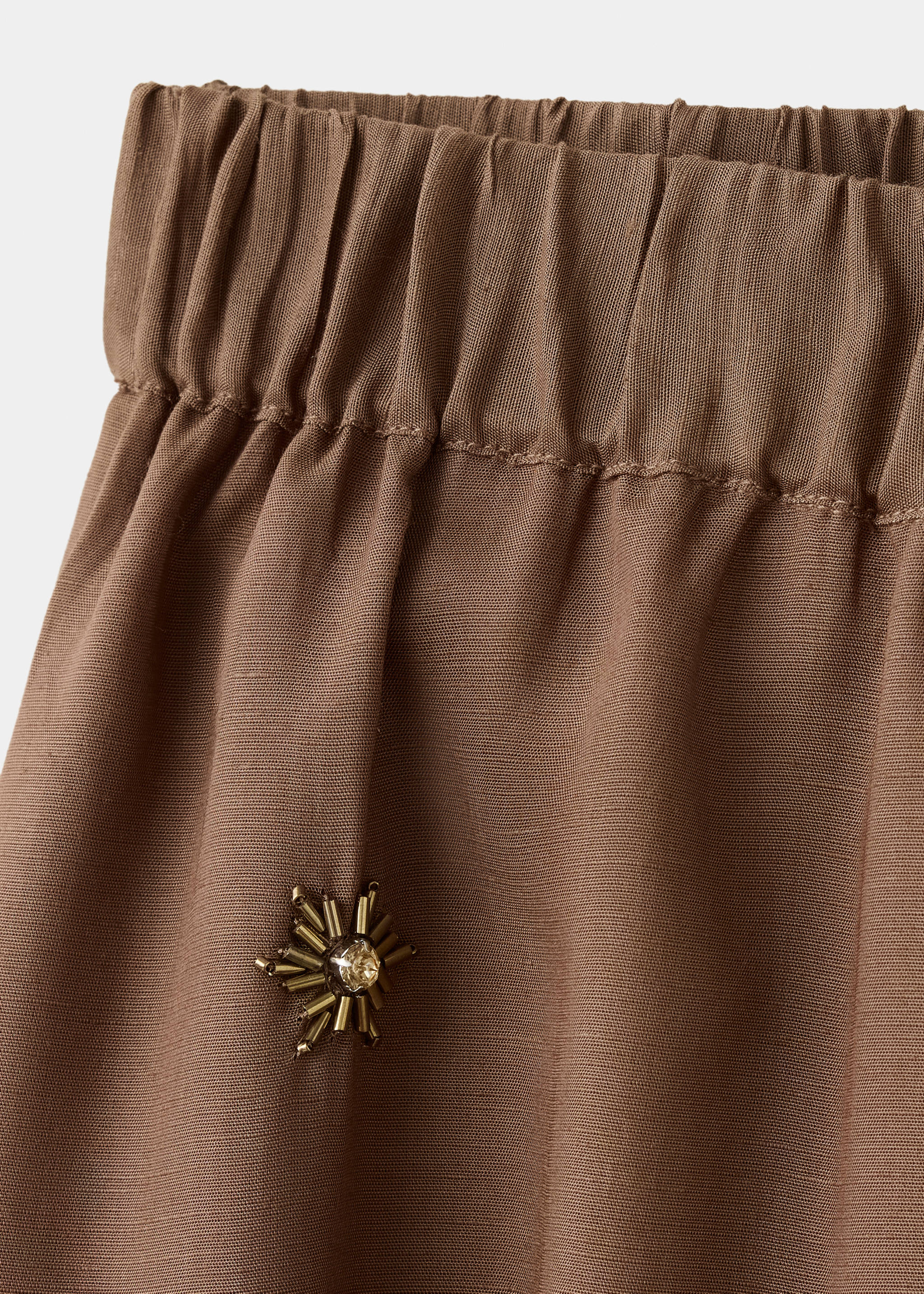 Mango pantalon soliel in brown - Image 3