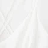 Mango vestido cortes in white - Image 3