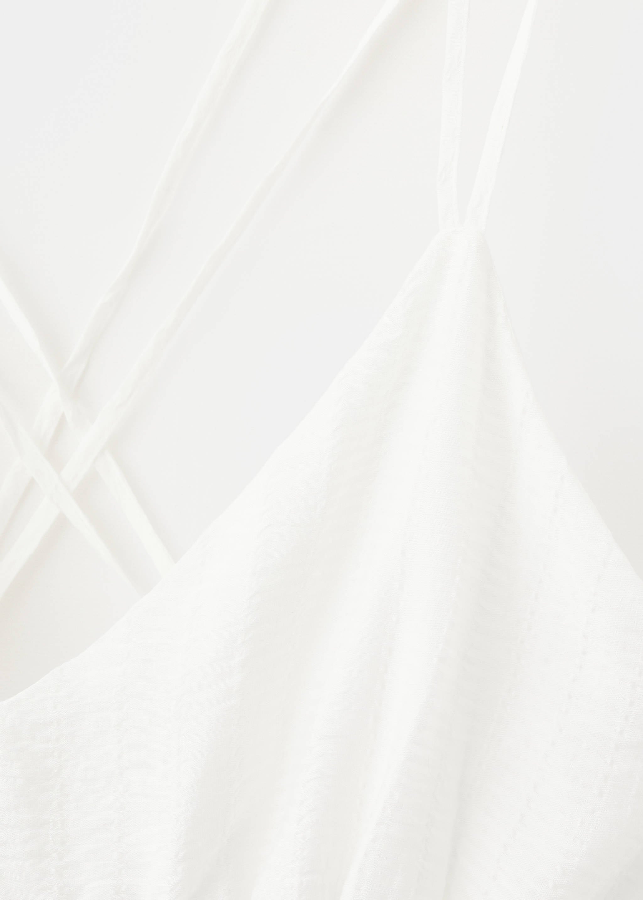 Mango vestido cortes in white - Image 3