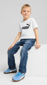 PUMA ESS no. 1 logo tee in white - Image 3