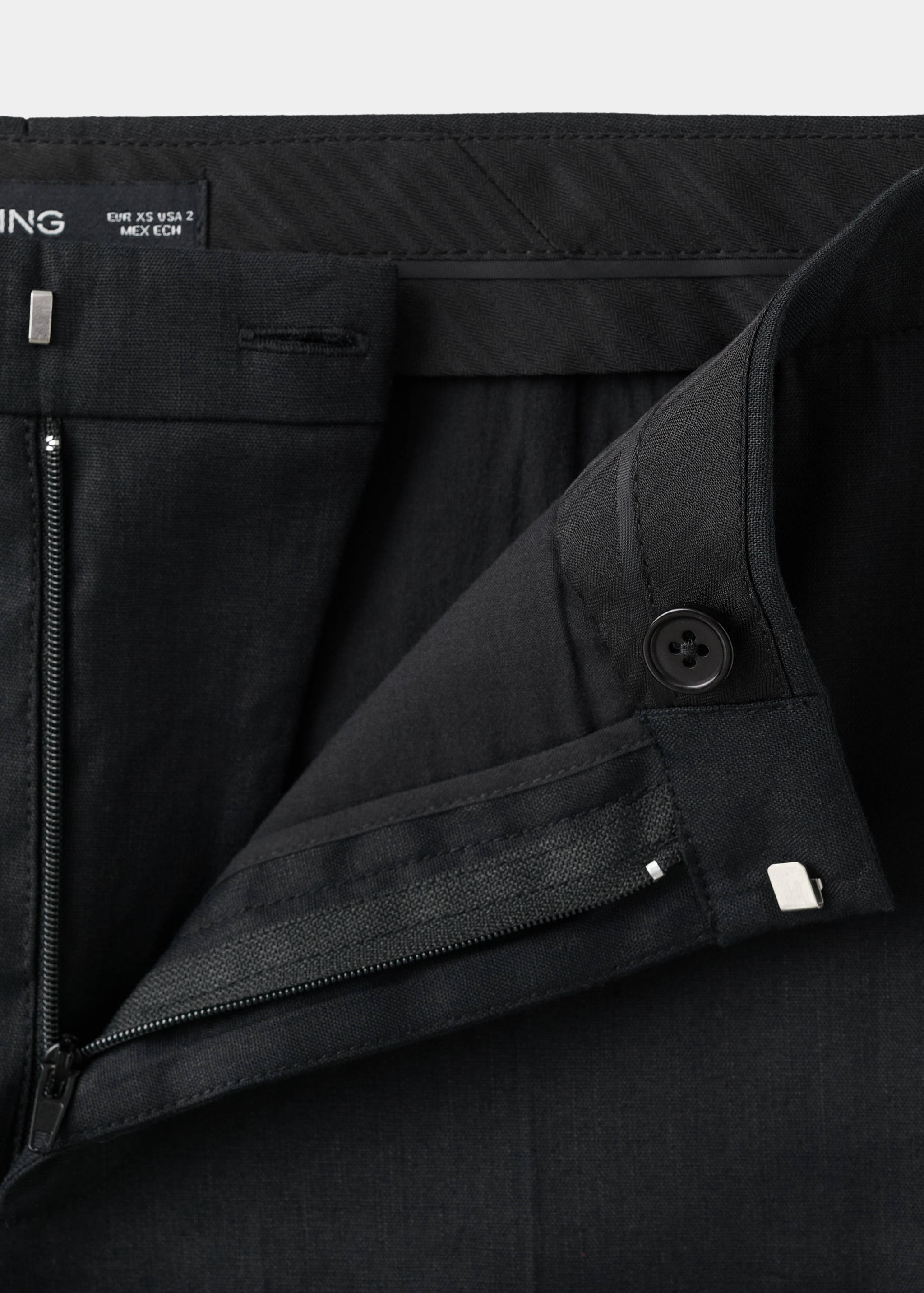 Mango pantalon napoli in black - Image 3