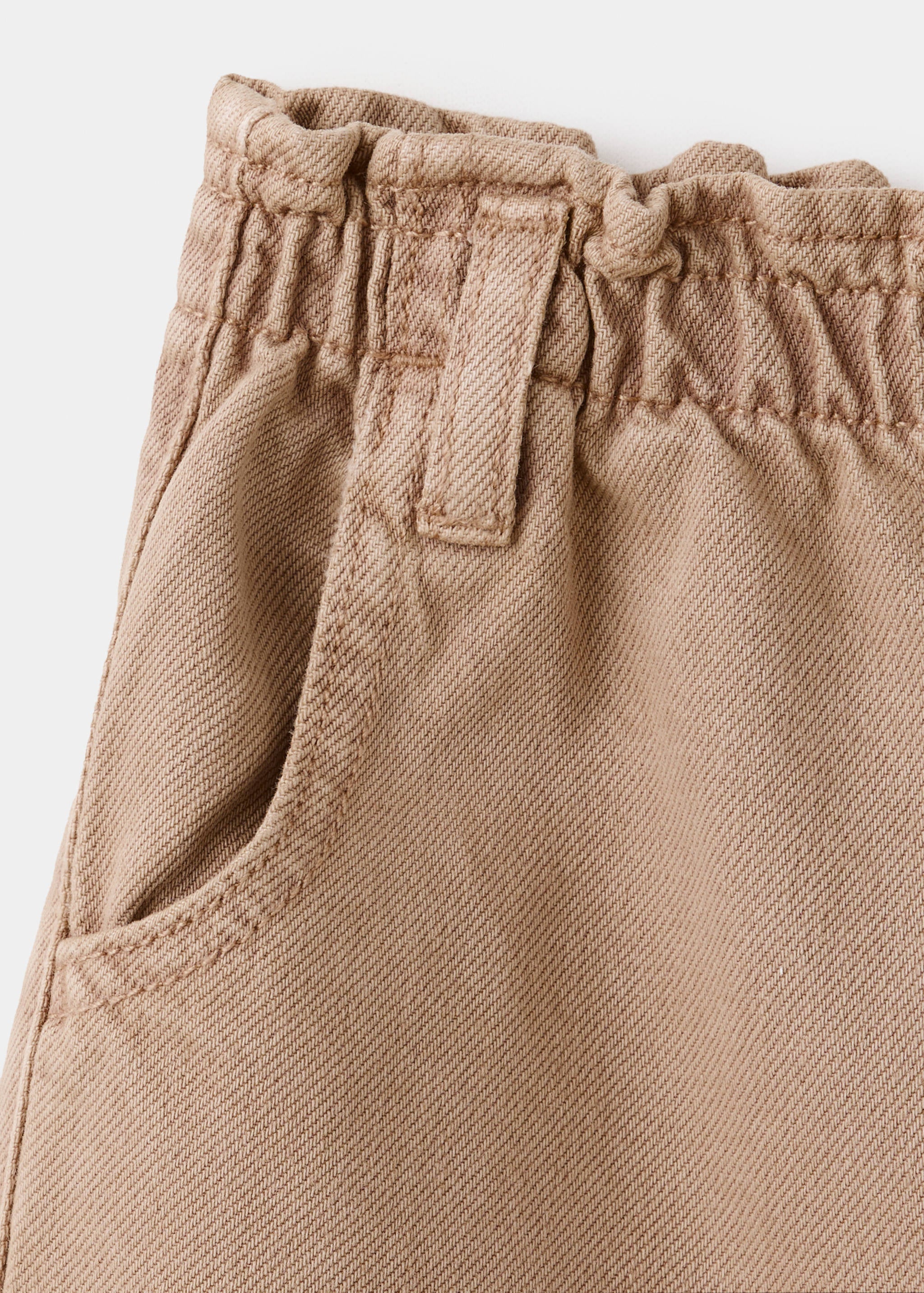 Mango jeans loose in camel - Image 3