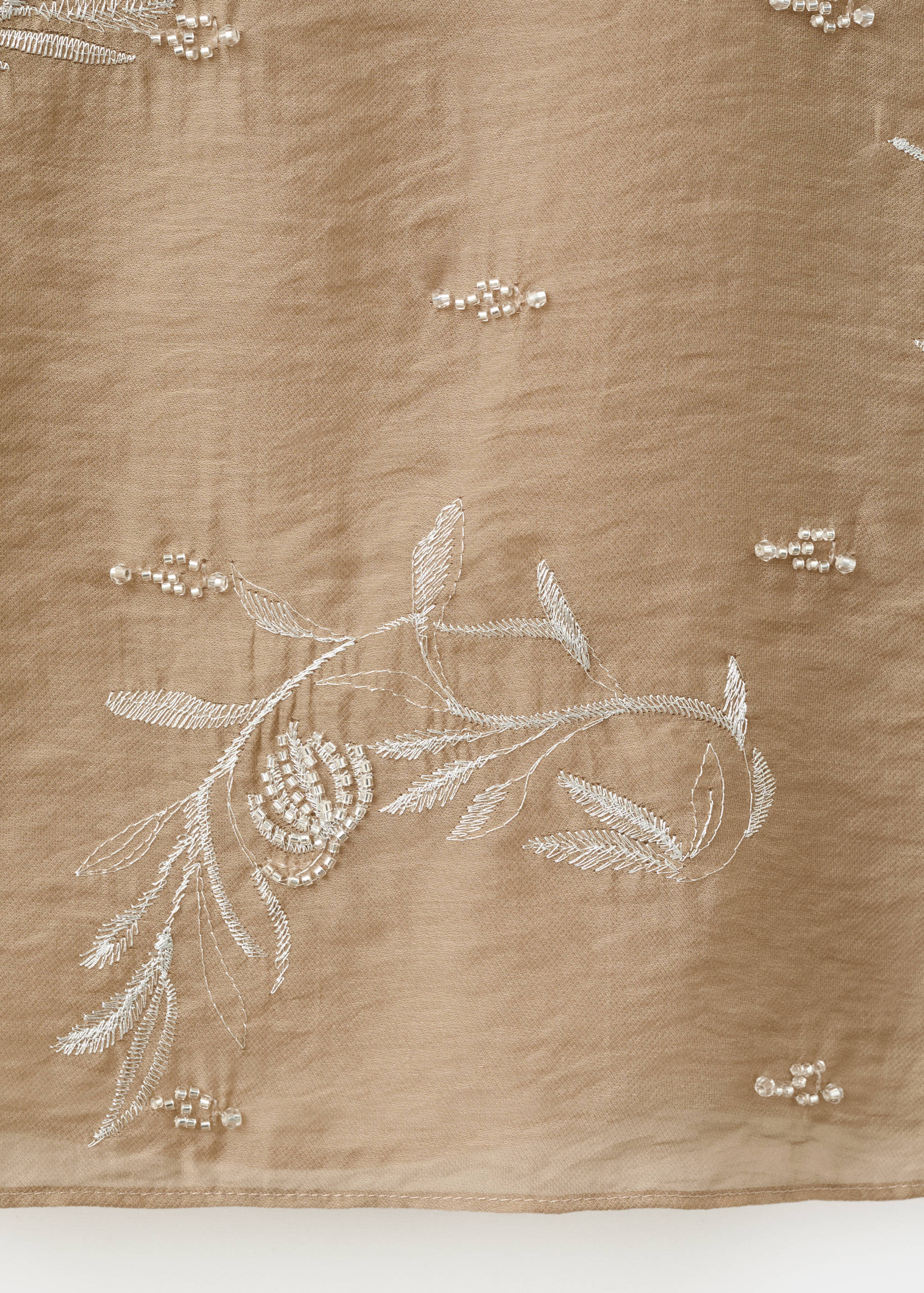 Mango dress just in beige - Image 3