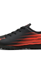 PUMA ATTACANTO II TT football boots youth in black and glowing red - Image 3