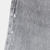 Mango jeans culotter in grey denim - Image 3
