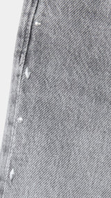Mango jeans culotter in grey denim - Image 3