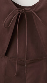 Mango vestido julie in brown - Image 3