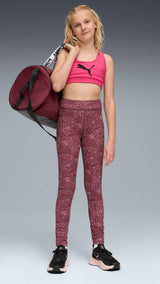 PUMA TRAIN ALL DAY ESSENTIALS tights in poised pink - Image 3