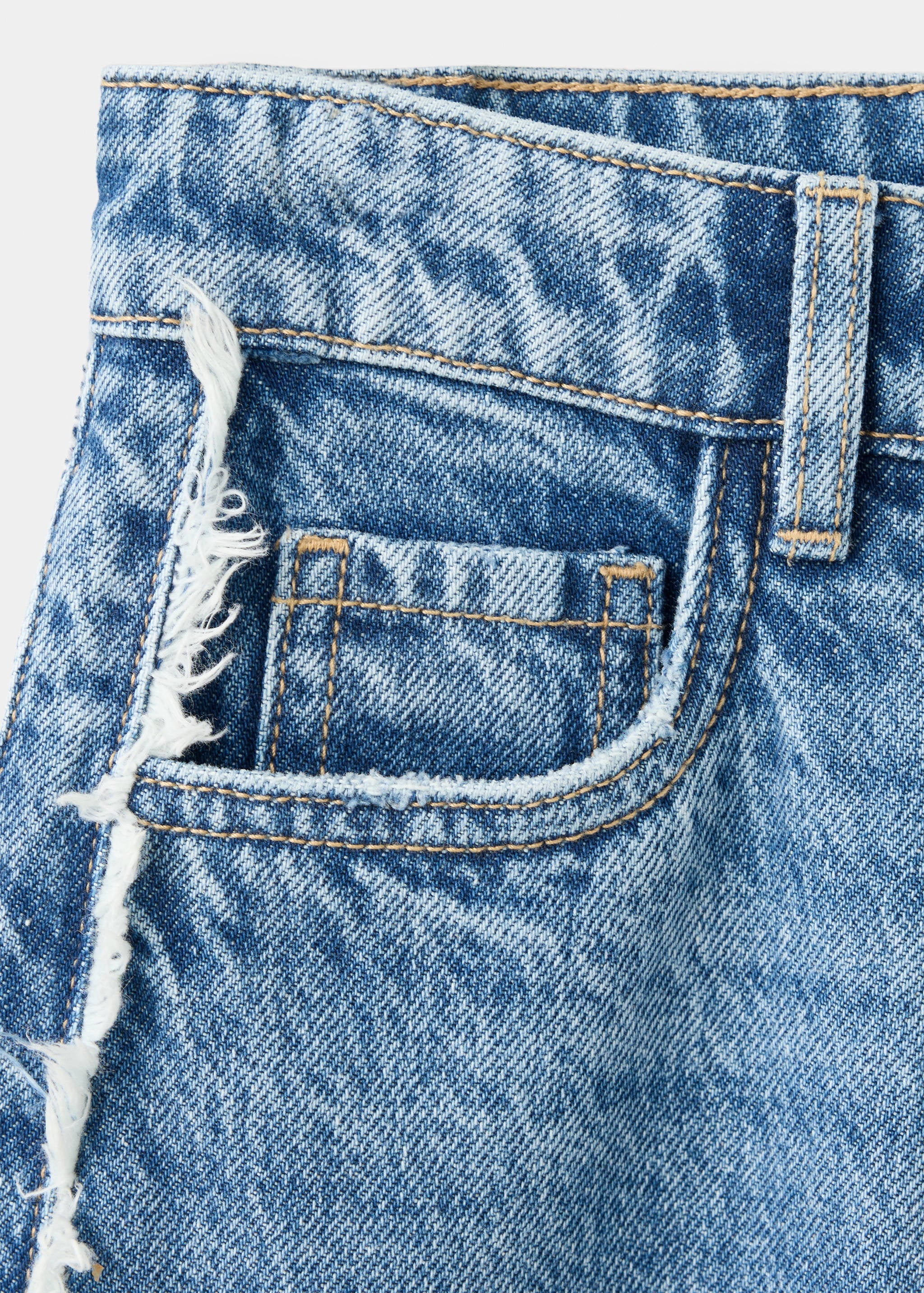 Mango jeans widef in medium denim - Image 3