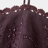 Mango vestido jimez in plum - Image 3