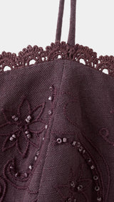 Mango vestido jimez in plum - Image 3