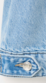 Mango cazadora alice in medium denim - Image 3