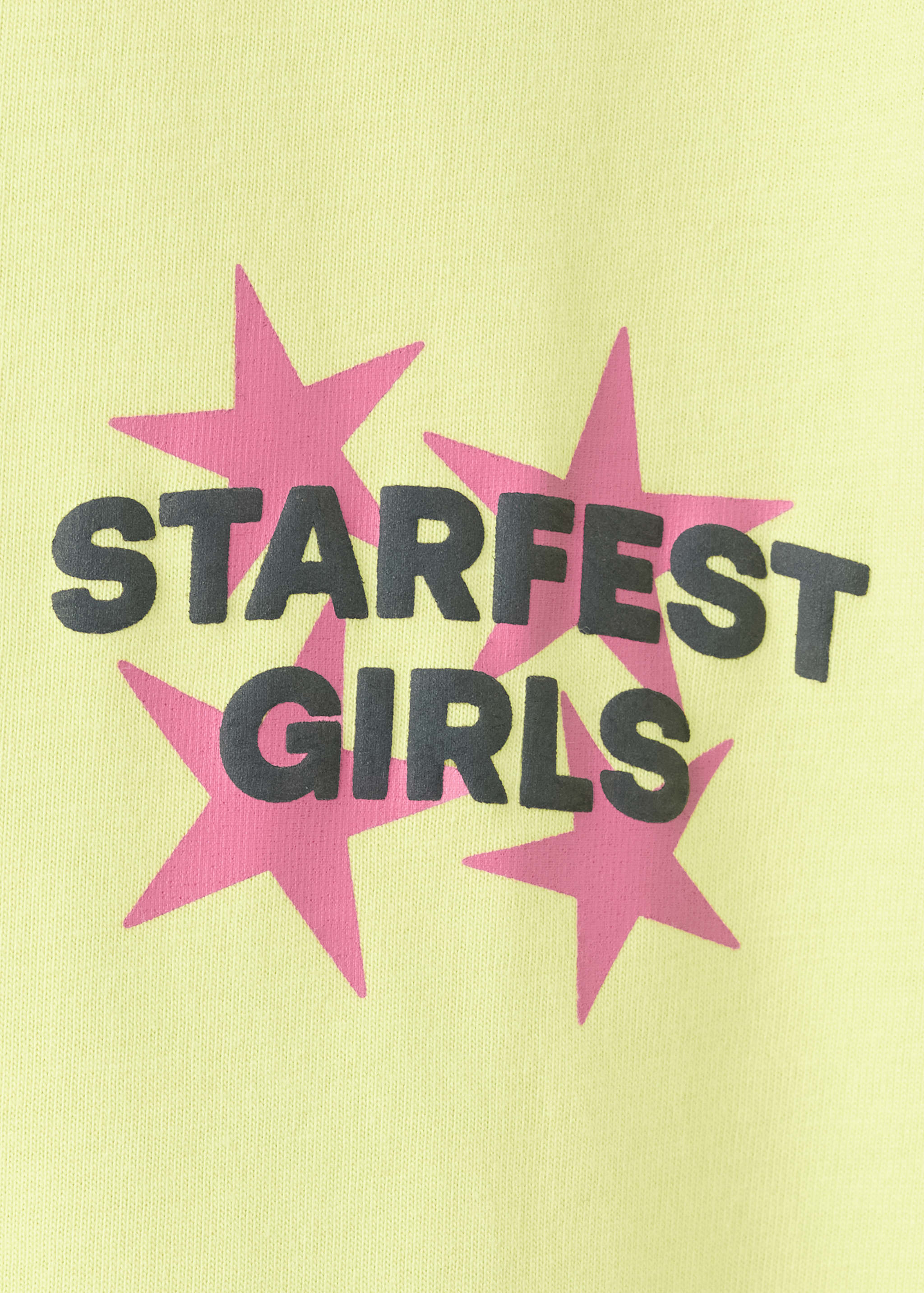 Mango camiseta starfest in lime - Image 3