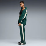 PUMA T7 ALWAYS ON straight track pants in green terrain - Image 3