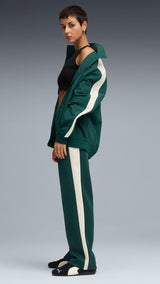 PUMA T7 ALWAYS ON straight track pants in green terrain - Image 3