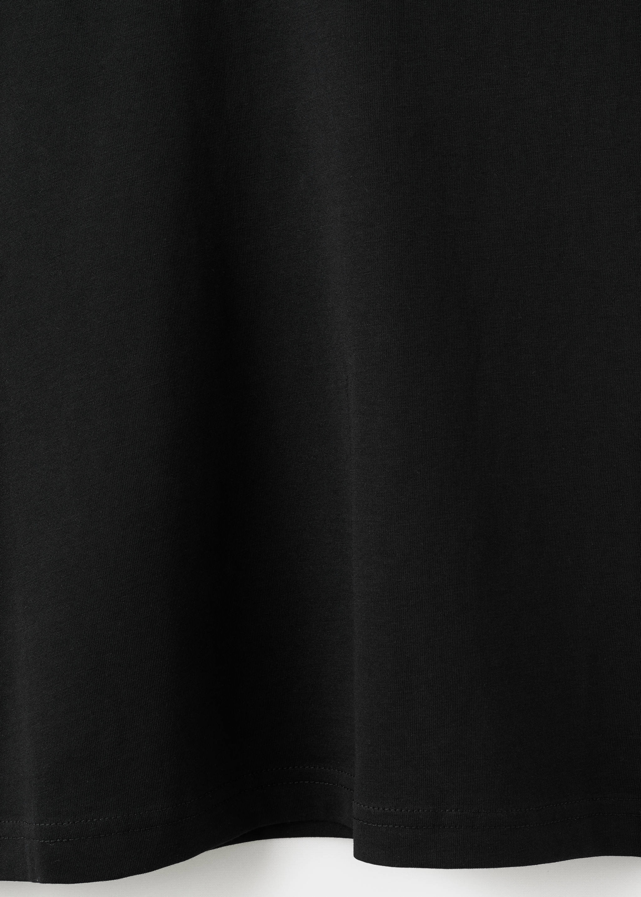 Mango camiseta chalspi in black - Image 3
