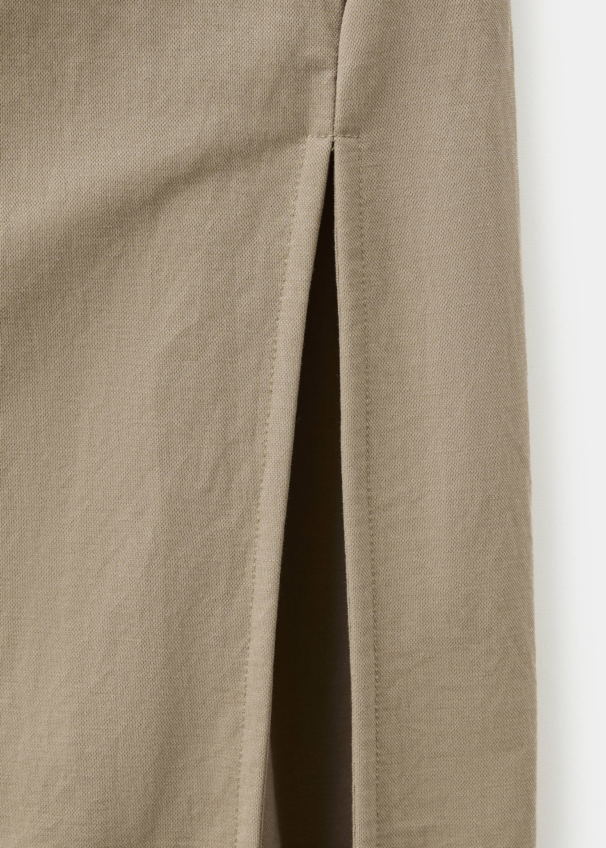 Mango dress stone in taupe - Image 3