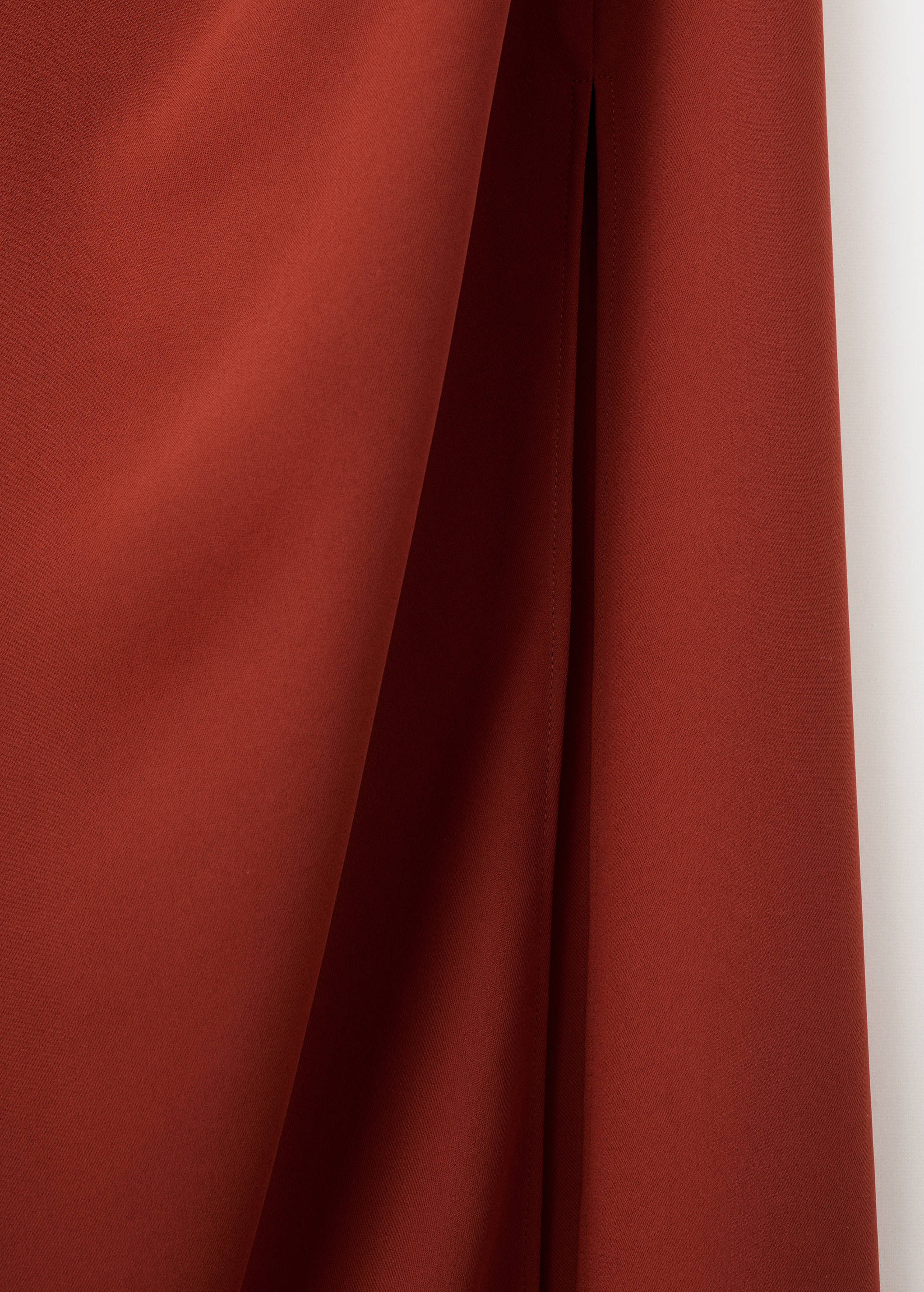 Mango dress marilyn in terracotta - Image 3