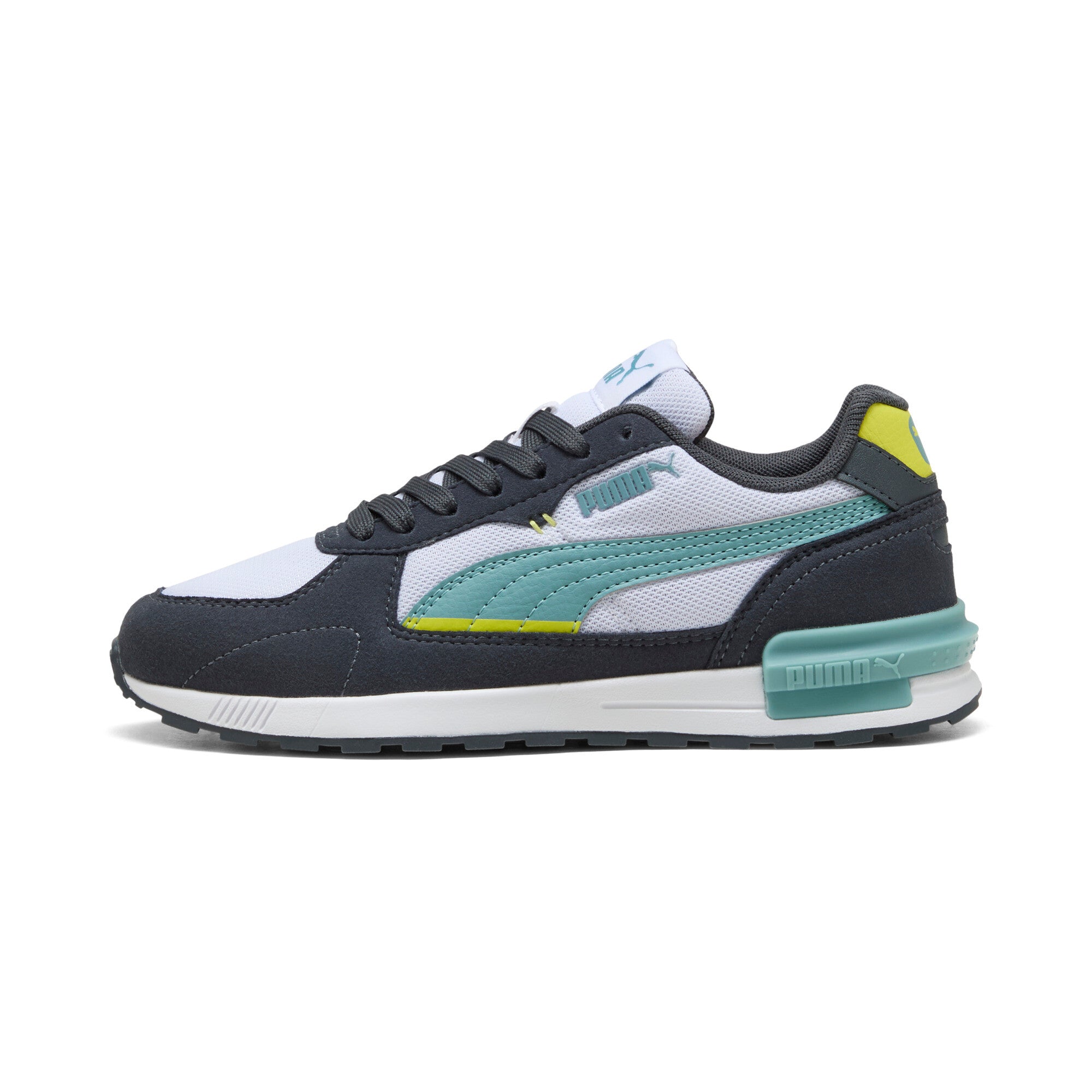 PUMA graviton sneakers youth in white and baltic sea blue - Image 3