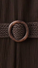 Mango jumpsuit le in chocolate - Image 3