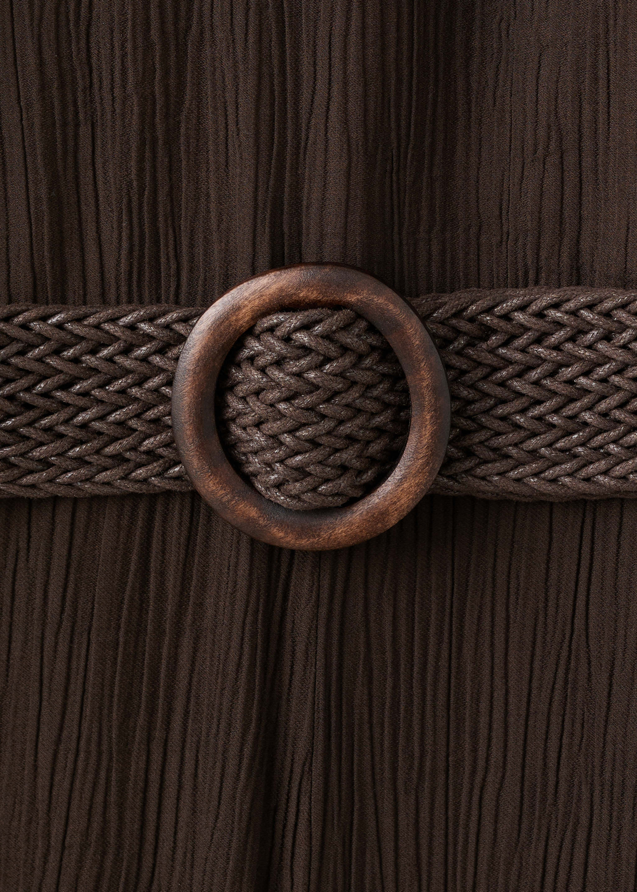 Mango jumpsuit le in chocolate - Image 3