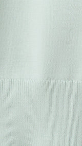 Mango camiseta tricot arraona in pastel green - Image 3