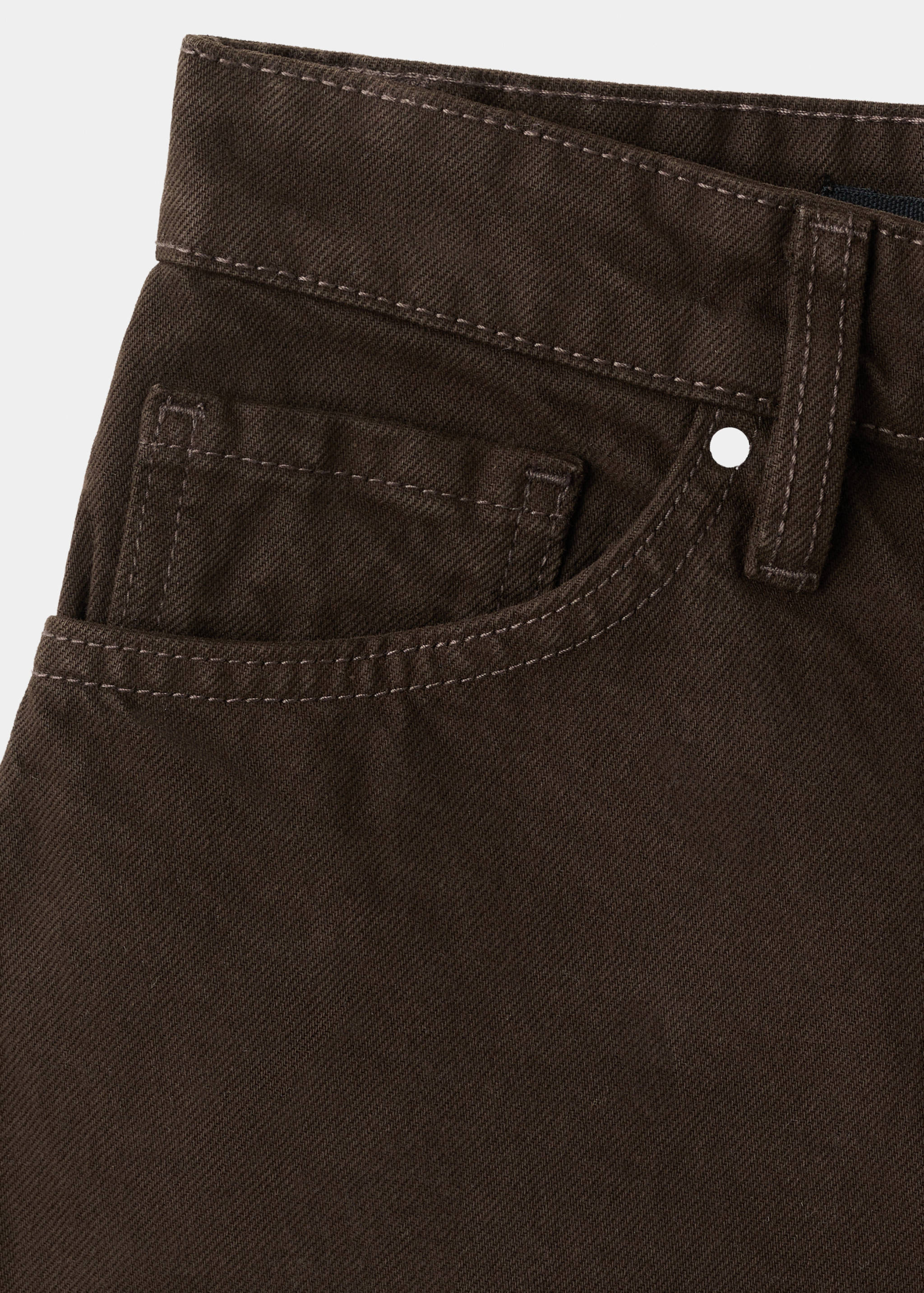 Mango shorts zoey in chocolate - Image 3