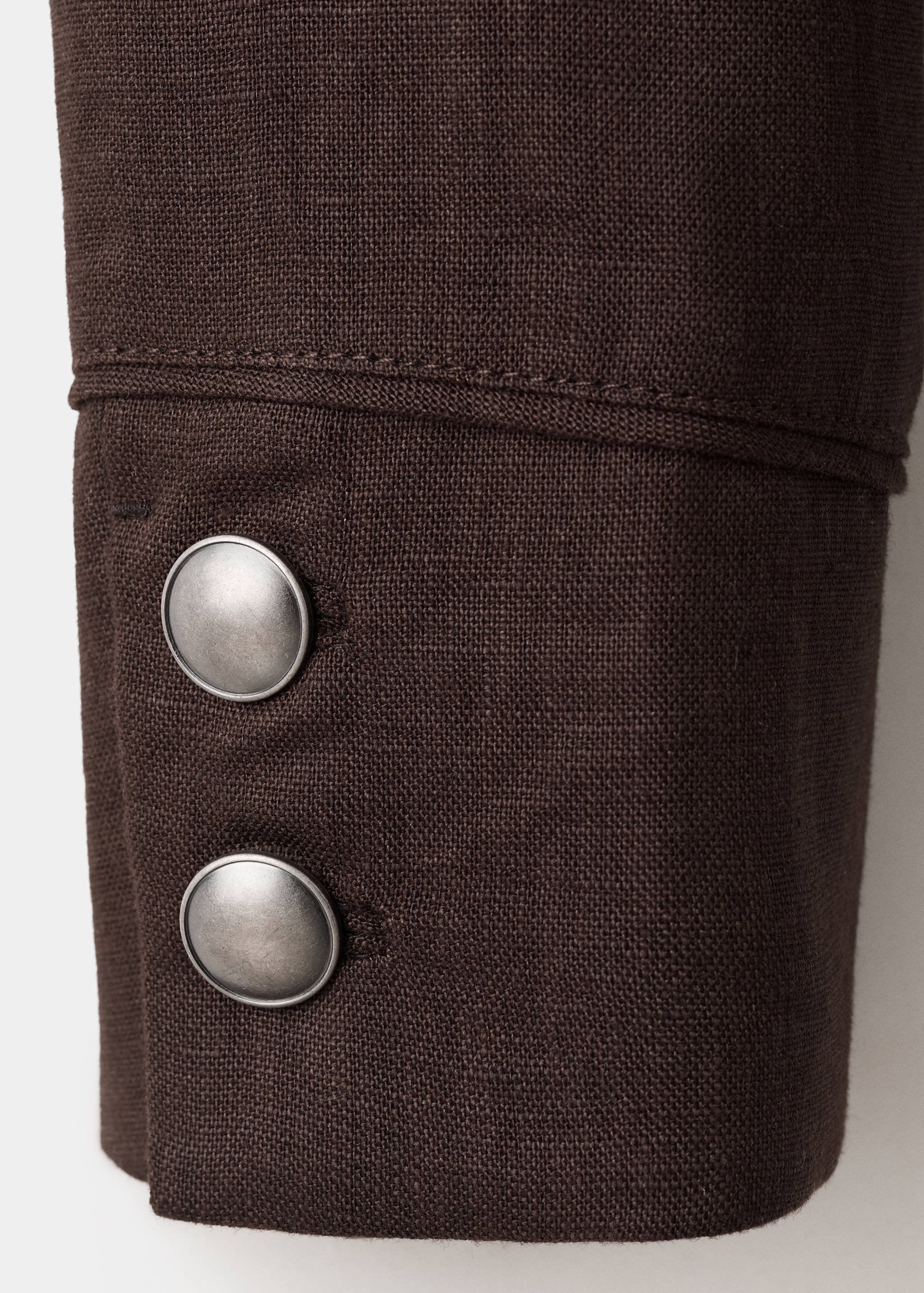 Mango chaqueta juan in chocolate - Image 3