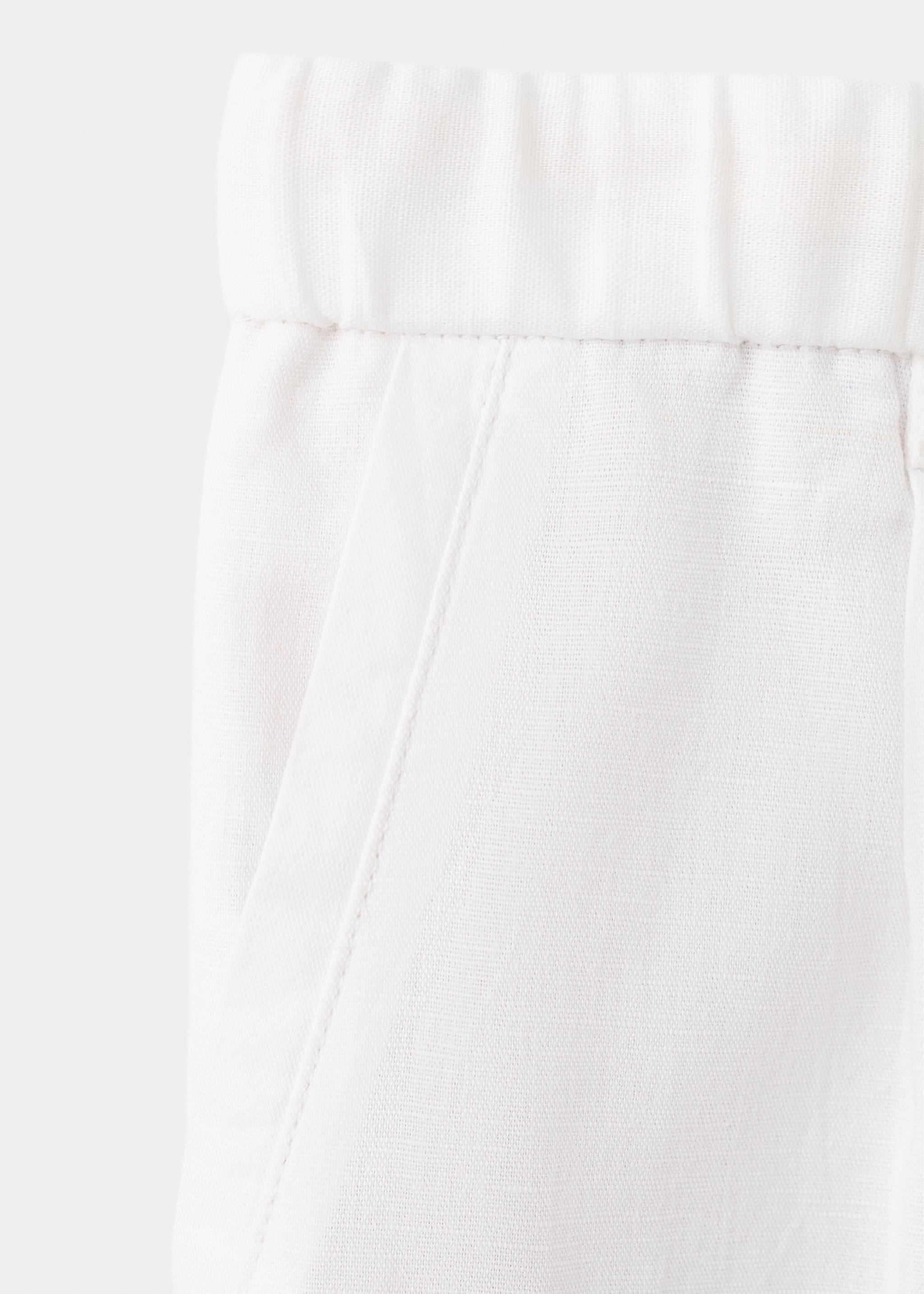 Mango pantalon romelino in off white - Image 3