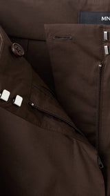 Mango pantalon milos in chocolate - Image 3