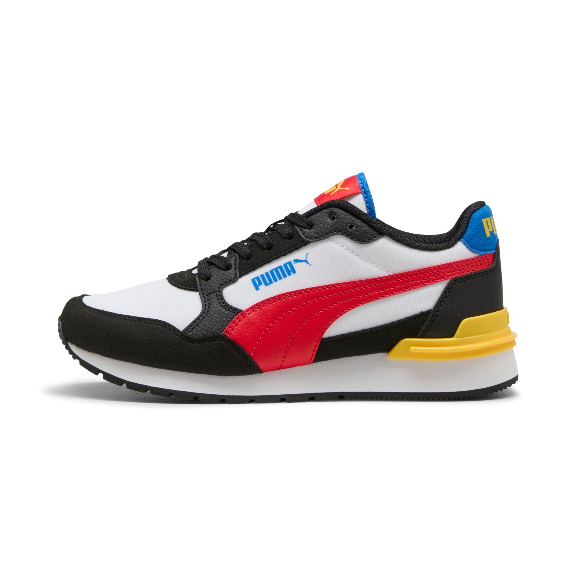 PUMA ST runner v4 nylon sneakers youth in white and for all time red - Image 3