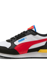 PUMA ST runner v4 nylon sneakers youth in white and for all time red - Image 3