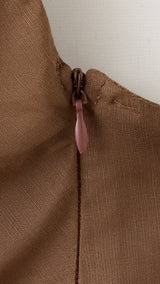 Mango top soliel in brown - Image 3