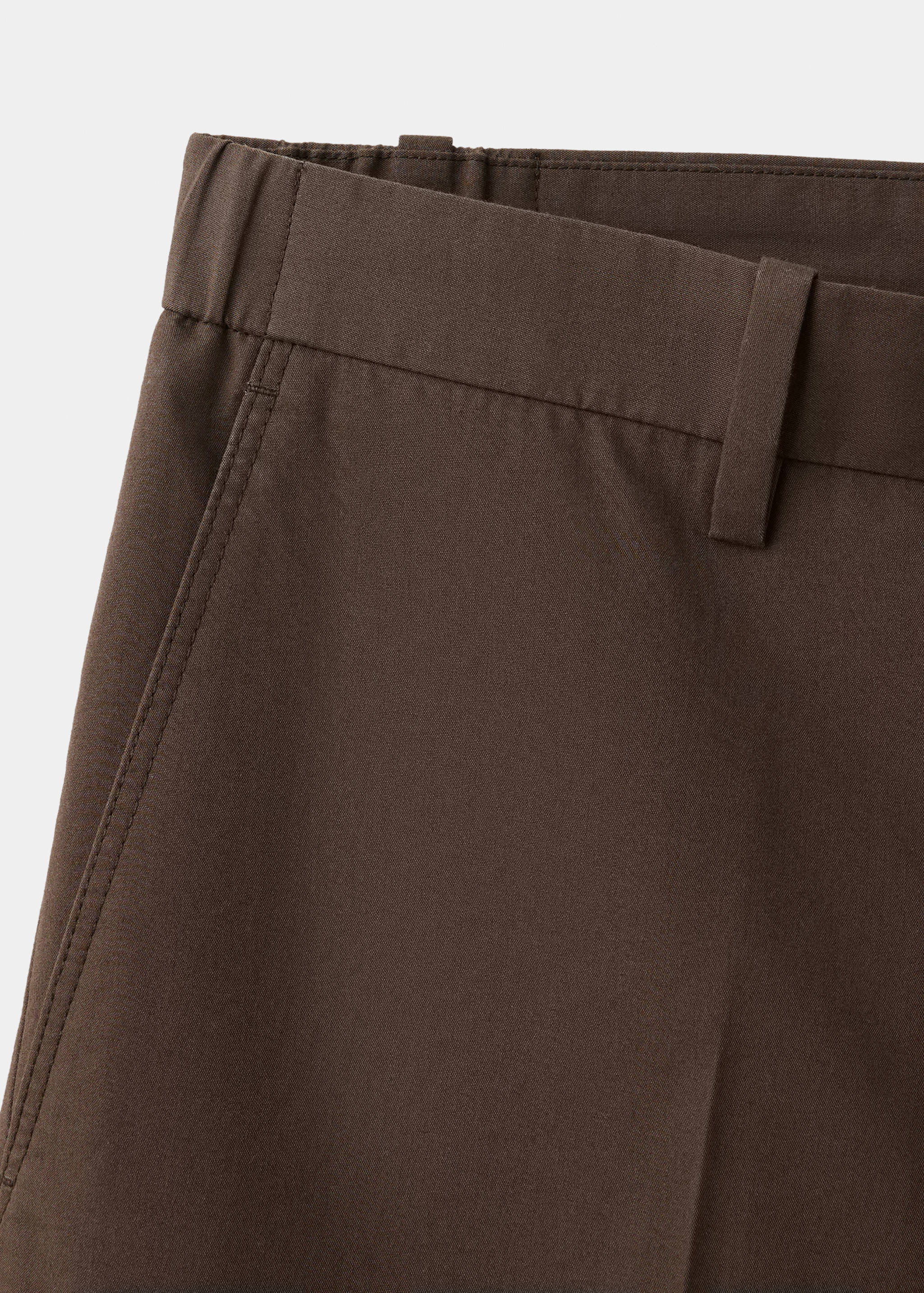 Mango pantalon roma in brown - Image 3