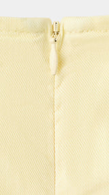 Mango vestido tossa in pastel yellow - Image 3