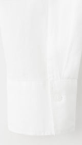 Mango camisa lino in off white - Image 3