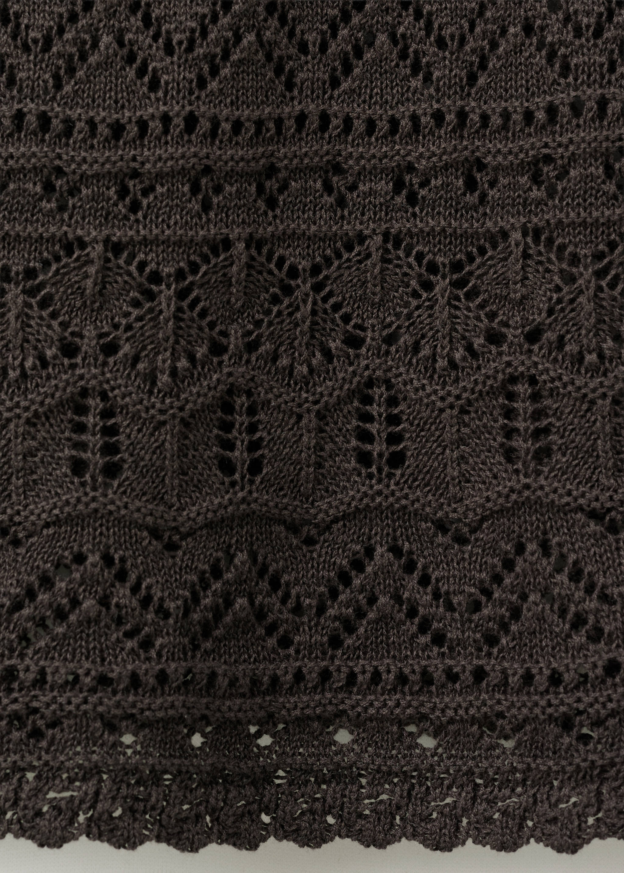 Mango vestido sikan in chocolate - Image 3